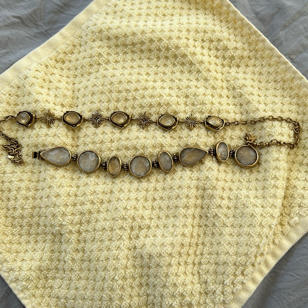 Lucky brand necklace and bracelet